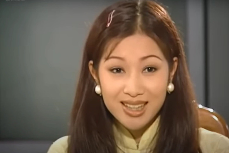 Nhan sắc tỏa sáng của Thu Hương trong phim Cô thư ký xinh đẹp.