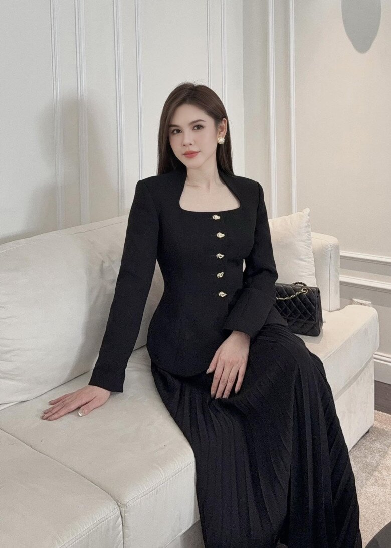 amp;#34;Nữ thần công sở” mới nổi của Vbiz mặc gì cũng tôn dáng, kéo chân, là amp;#34;sách giáo khoaamp;#34; phối đồ cho nàng văn phòng - 1