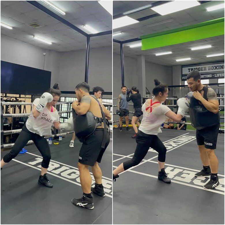 Nhật Kim Anh chăm chỉ tập luyện nhiều bộ môn thể thao khác nhau suốt nhiều năm.