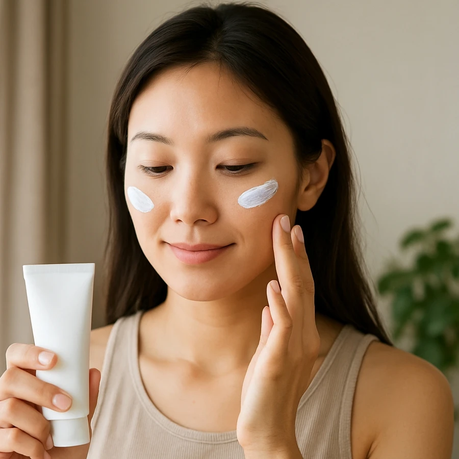 Khi bạn ngồi gần cửa sổ, di chuyển ngoài trời trong thời gian ngắn, hay làm việc ở nơi có nhiều ánh sáng tự nhiên thì nên thoa kem chống nắng.