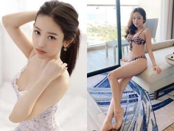 "Tình địch một thời của Midu" 19 tuổi trùng tu toàn bộ nhan sắc, mê mặc "vườn không nhà trống" khoe vòng 1 căng tràn