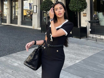 Tiên Nguyễn mix loạt đồ quý tộc với túi hơn một tỷ đồng trên phố châu Âu