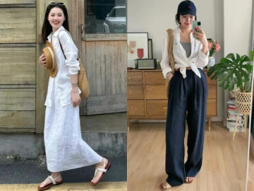 Kiểu trang phục là cứu tinh cho mùa Hè, mặc lên nhẹ như không giúp nàng vượt qua nắng nóng vẫn sành điệu