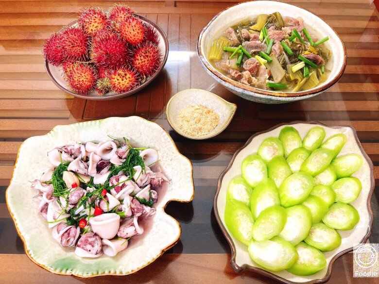 Cơm tối hấp dẫn cho cả nhà.