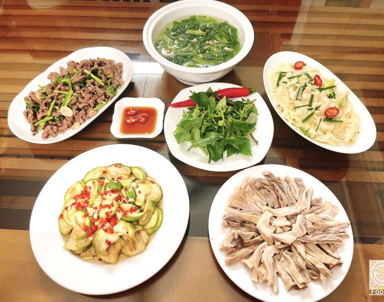Bữa tối hấp dẫn cho cả nhà.