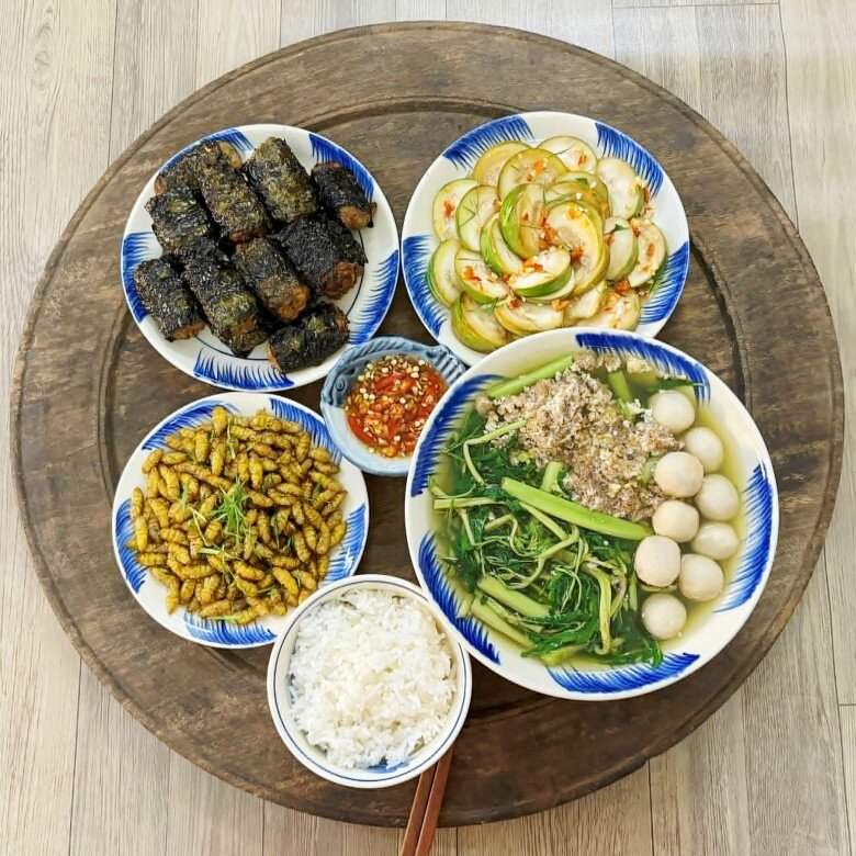 Bữa tối ngon miệng cho cả nhà.