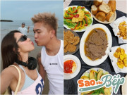 Bếp Eva - Nam ca sĩ nổi tiếng showbiz Việt khoe bữa cơm ngon đỉnh nhưng có món lạ, từng "bóc phốt" khi vợ vào bếp