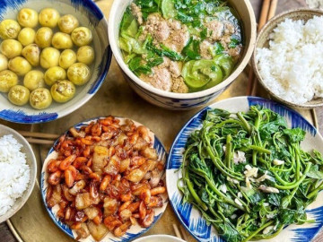 Tổng hợp 14 mâm cơm ngon, dễ ăn cho những ngày đầu hè