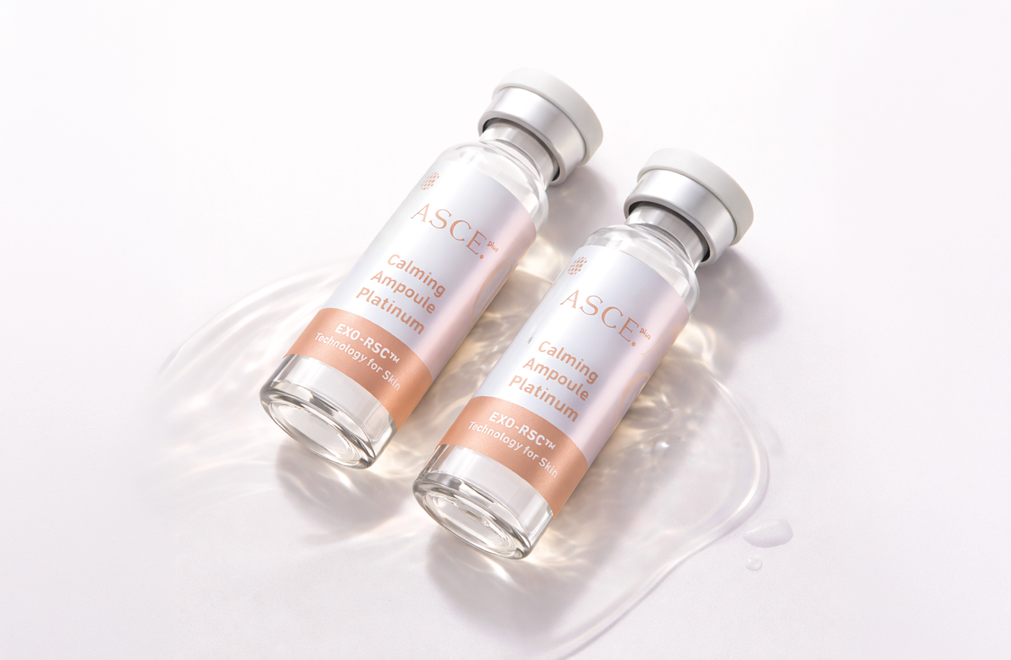 ASCEplus Calming Ampoule Platinum là sản phẩm ứng dụng 8.36% Exosome từ tế bào gốc hoa hồng