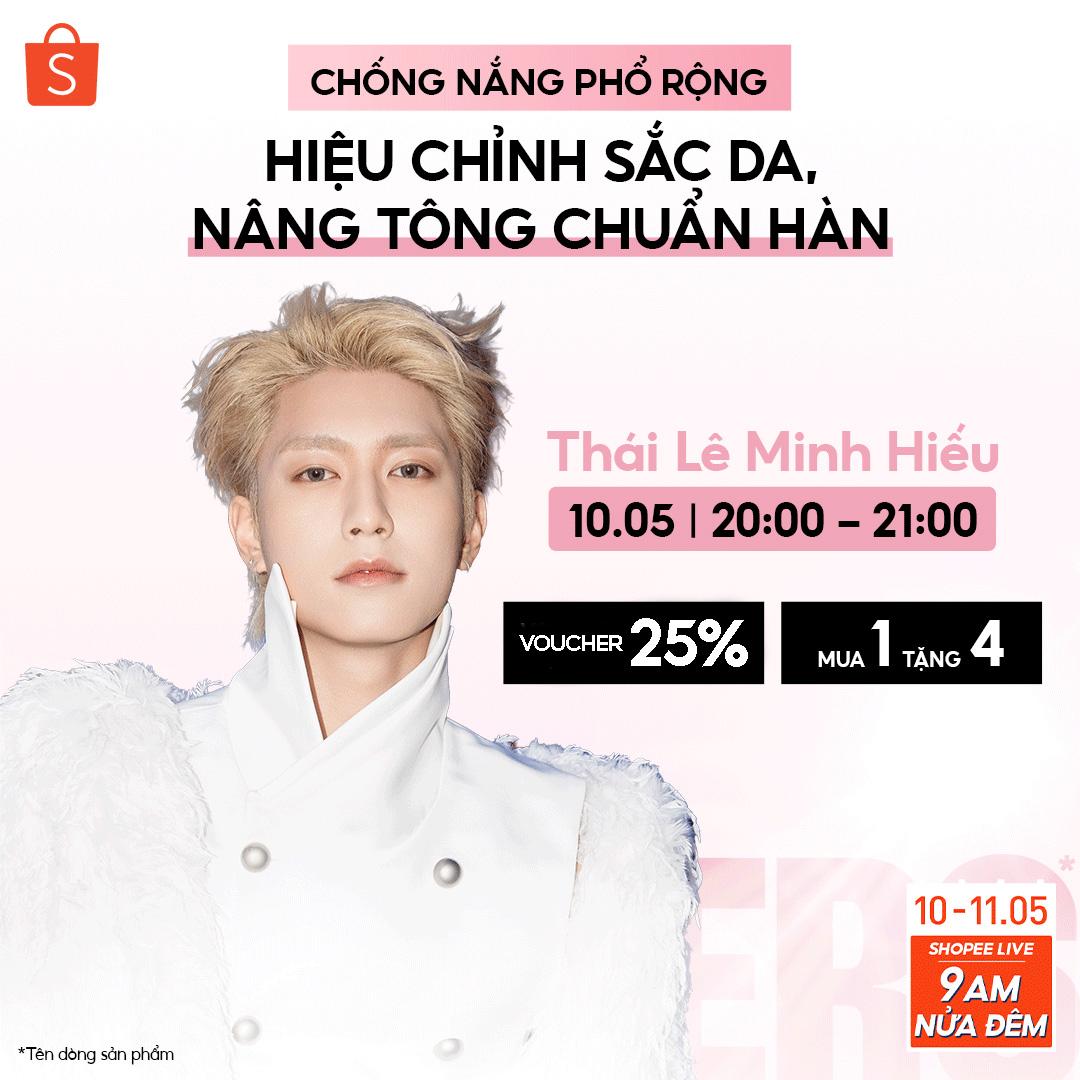 Mega livestream đầu tiên của AHC ra mắt AHC Masters Tone Up sẽ diễn ra từ ngày 10/5.