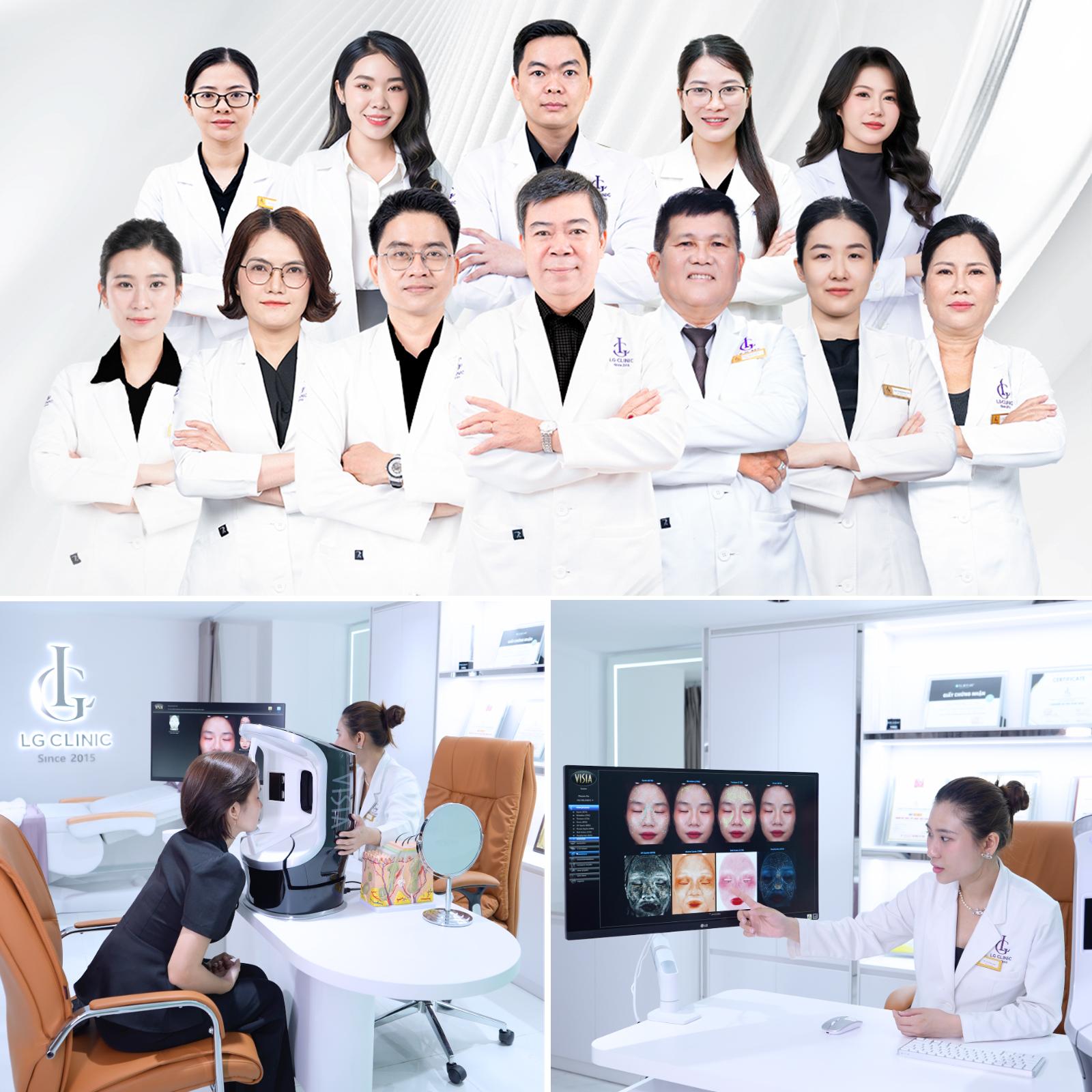 Xoá rãnh cười tại LG Clinic được bác sĩ thiết lập phác đồ cá nhân hoá sau quá trình thăm khám da chuyên sâu