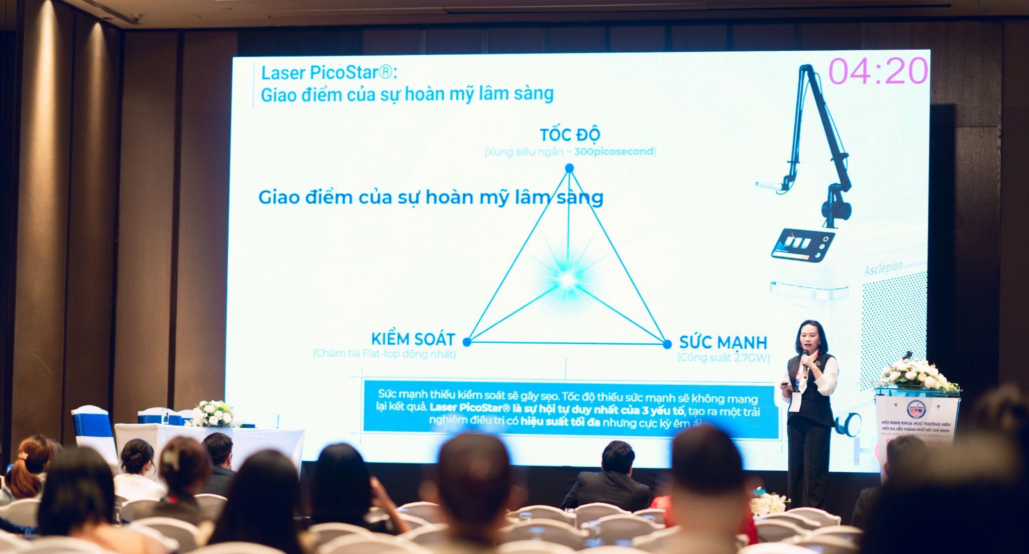 ThS.BS CKII Nguyễn Phương Thảo chia sẻ về vai trò của Laser PicoStar® trong xử lý sắc tố và tối ưu hiệu quả điều trị nám.