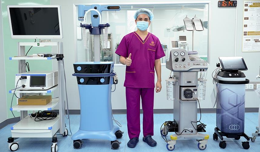 Bệnh viện đầu tư hệ thống trang thiết bị hiện đại trong phẫu thuật