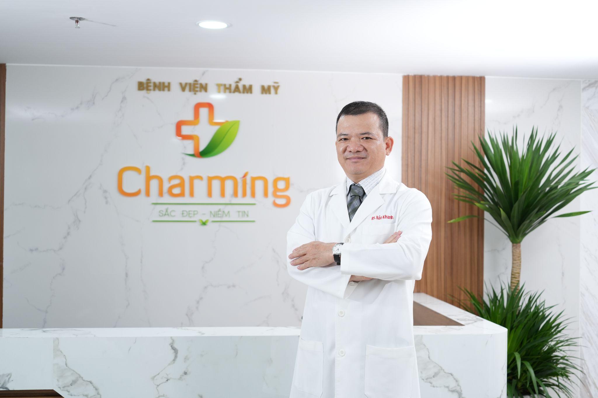 BSCKI Nguyễn Khanh, chuyên ngành phẫu thuật tạo hình, tái tạo và thẩm mỹ - Giám đốc Bệnh viện Thẩm mỹ Charming. (Ảnh: Bệnh viện Thẩm mỹ Charming)