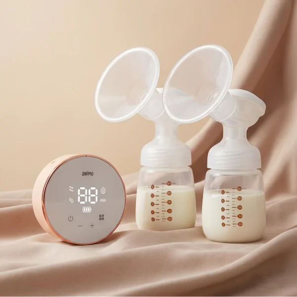 Máy hút sữa điện đôi Animo Maxflow Lite giúp mẹ tiết kiệm thời gian hút sữa.