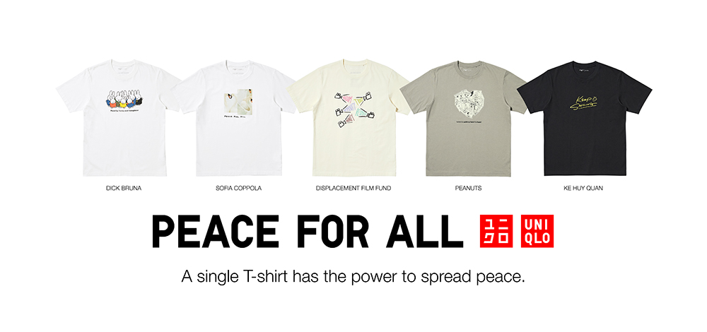 UNIQLO lan tỏa thông điệp hòa bình qua điện ảnh: Hợp tác cùng diễn viên Quan Kế Huy và đạo diễn Sofia Coppola trong các thiết kế PEACE FOR ALL mới - 1