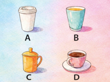 Trắc nghiệm tâm lý: Bạn sẽ chọn uống bằng chiếc cốc nào?