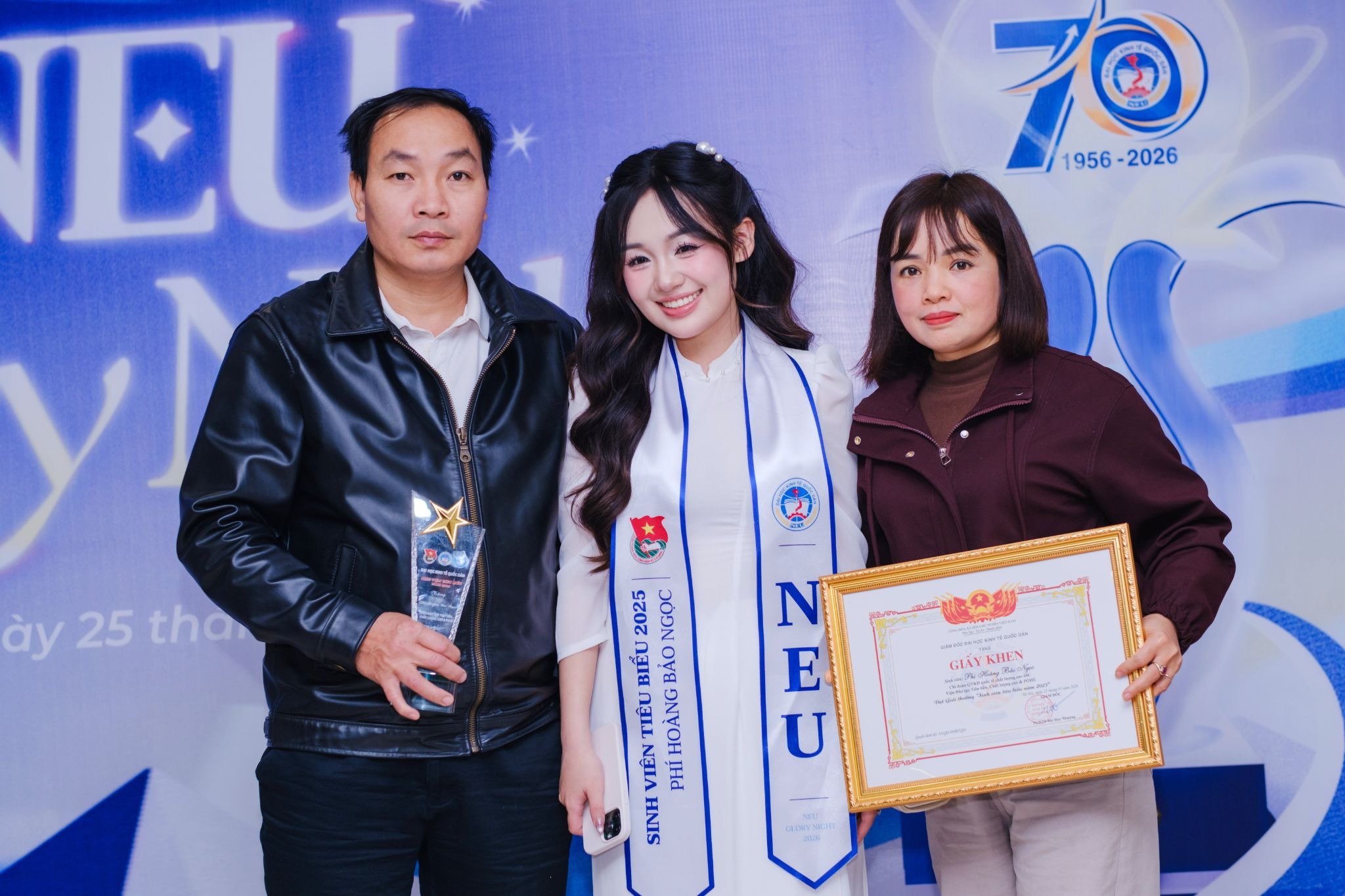 Gia đình vừa là chỗ dựa, cũng là động lực của Bảo Ngọc