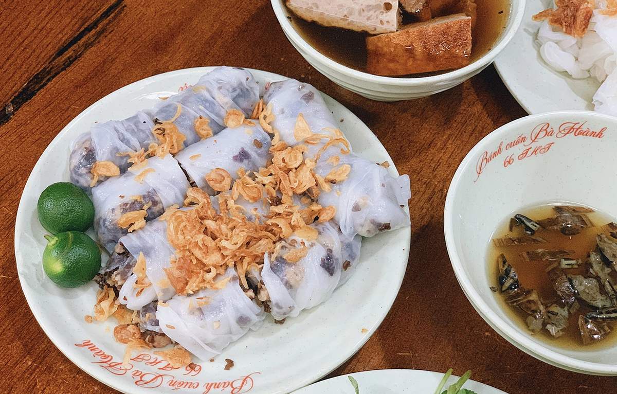 Bánh cuốn Bà Hoành đã tạo nên thương hiệu