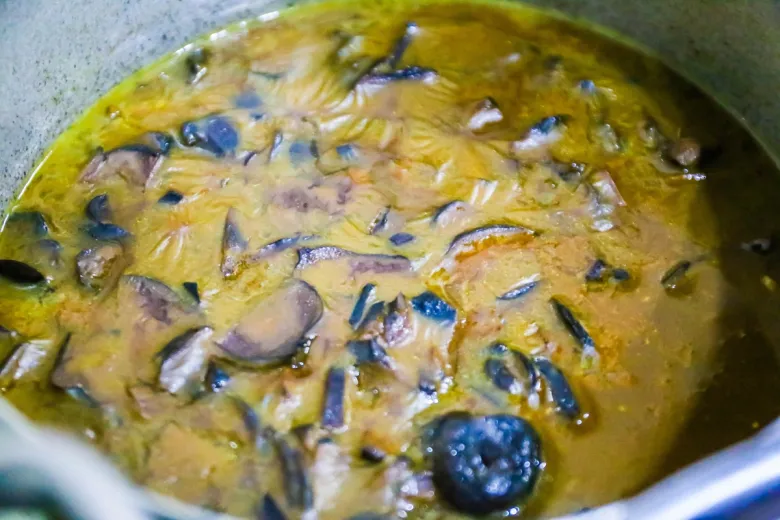 Củ ấu tẩu sau khi được chế biến thành cháo