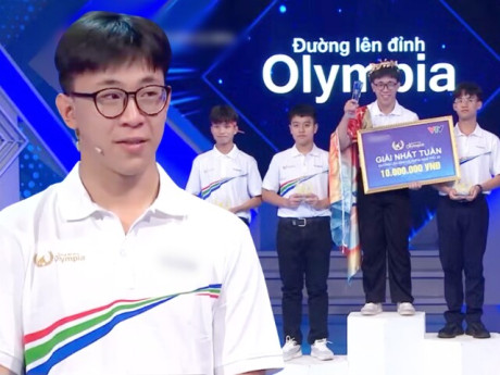 Nam sinh THPT chuyên Sơn Tây xuất sắc thắng cuộc thi Tuần Olympia 2026