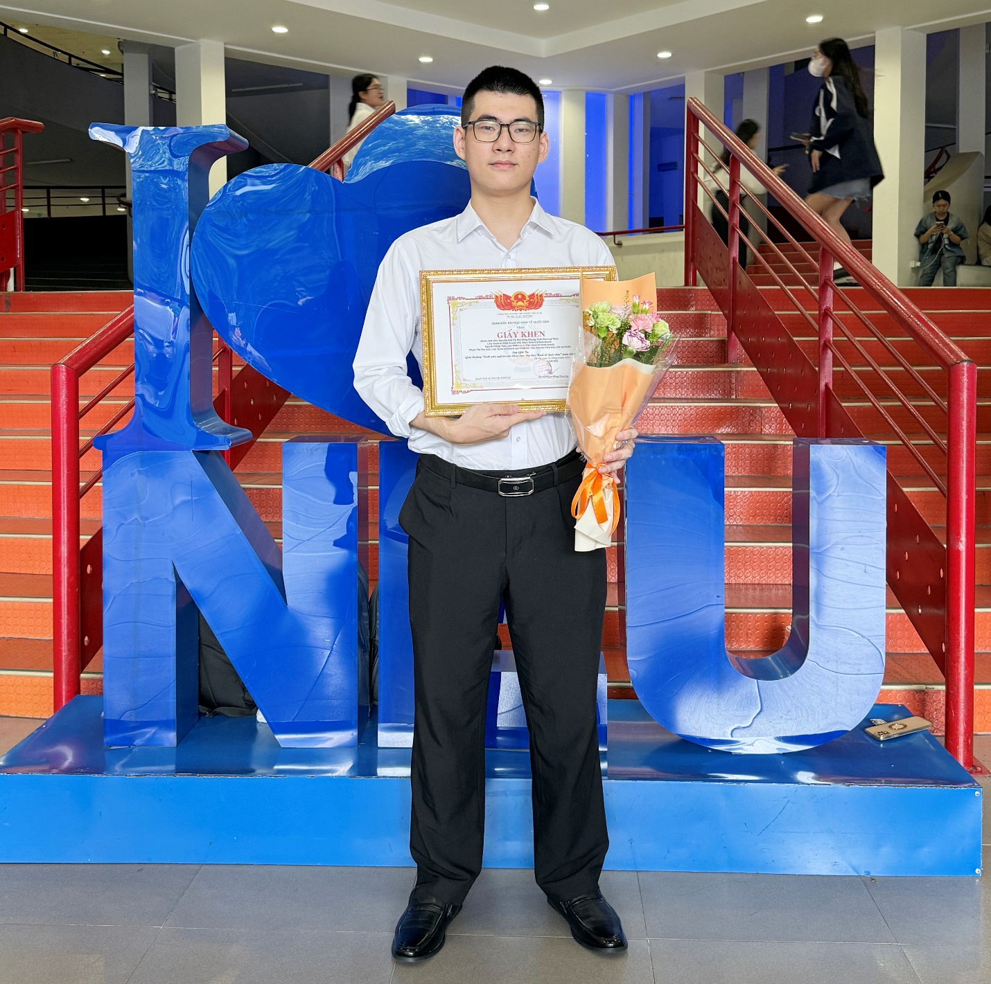 Anh Vũ quyết định theo đuổi ngành Quản trị Kinh doanh để phát triển bản thân
