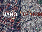 Lifestyle - Vì sao khi nhìn trên Google Maps, mái nhà ở Hà Nội “đỏ rực”, còn TP.HCM lại có màu trắng?