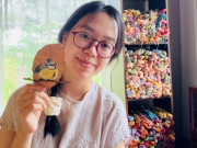 Tin tức - Thấy lá mít rụng đầy sân, cô gái ở Lâm Đồng nhặt về thêu tranh thu tiền triệu