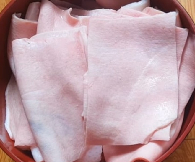 Phần da heo có thể chế biến thành món ngon, ăn siêu cuốn