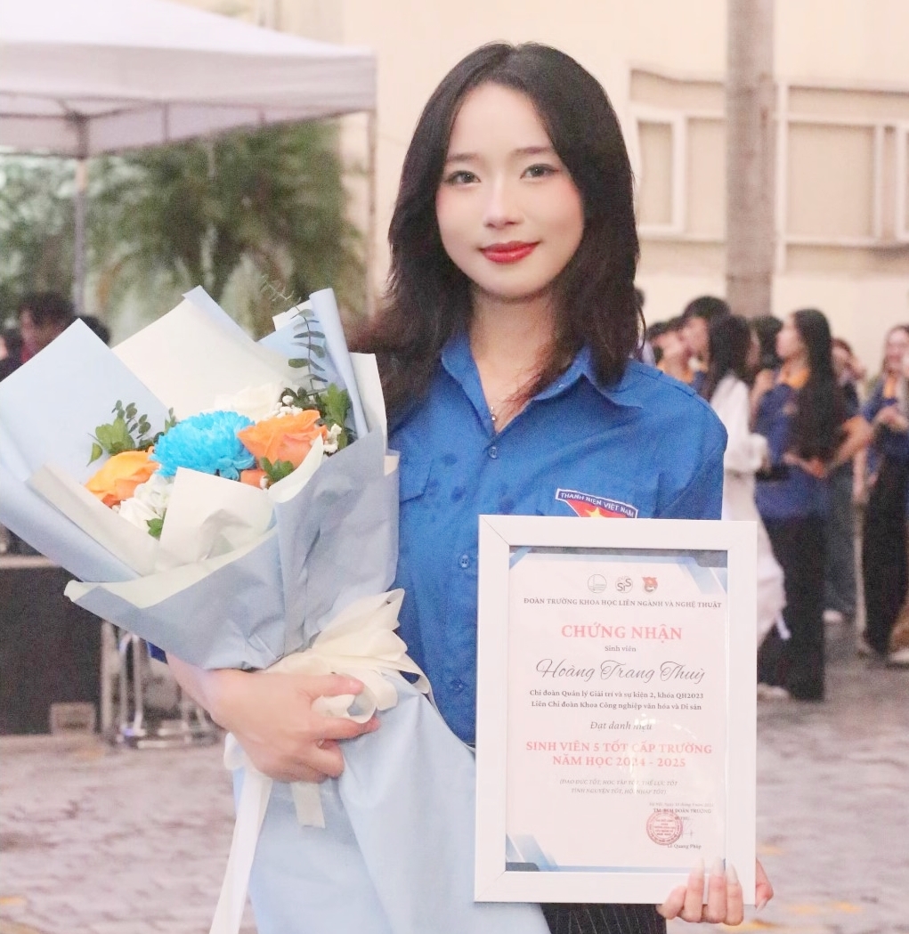 Trang Thùy luôn biết cách biến những giải thưởng và danh hiệu thành động lực