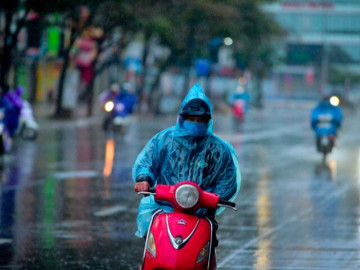 Thời tiết hôm nay (19/4): Hà Nội nhiều mây, có lúc có mưa rào nhẹ, Bắc Bộ mưa dông, đề phòng mưa đá