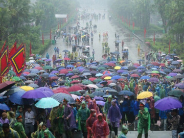 Vì sao cứ gần lễ Giỗ Tổ Hùng Vương hằng năm lại có hiện tượng "mưa rửa đền"?
