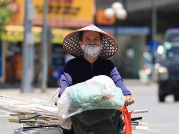 Kỷ lục nắng nóng ở Hà Nội bị phá vỡ khi nhiệt độ trạm khí tượng lên đến 41.1 độ