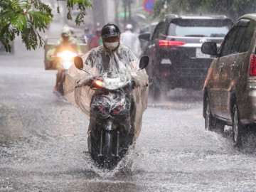 Dự báo thời tiết 8/6: Bắc Bộ đón không khí lạnh kết thúc nắng nóng, trời mưa lớn