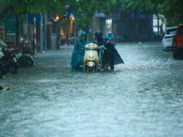 Điểm danh những khu vực là vùng mưa lớn nhất hôm nay trong đợt mưa lớn ở miền Bắc