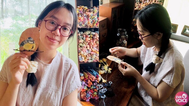 Từ lá mít khô đến tranh thêu nghệ thuật: Cô gái trẻ kiếm tiền triệu nhờ ý tưởng độc đáo