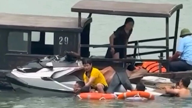 Nhân chứng kể giây phút lao xuống sông cứu VĐV flyboard gặp nạn