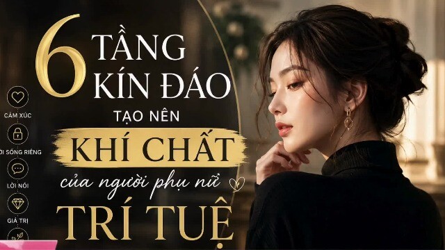 6 tầng kín đáo tạo nên khí chất của người phụ nữ trí tuệ: Càng trưởng thành càng khiến người khác nể phục