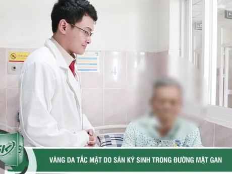 Vàng da, tắc mật do sán ký sinh trong đường mật gan