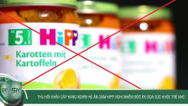 Thu hồi khẩn cấp hàng nghìn hũ ăn dặm HiPP nghi nhiễm độc đe dọa sức khỏe trẻ nhỏ
