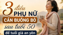 Phụ nữ sau tuổi 50: Muốn tuổi già an yên, hãy học cách buông bỏ 3 điều này