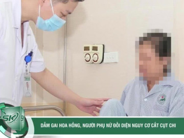 Người phụ nữ đối diện nguy cơ đoạn chi chỉ vì giẫm phải gai hoa hồng