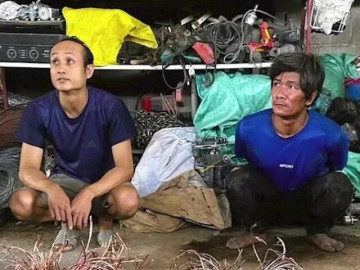 Bắt đối tượng trộm dây điện của hệ thống đèn chiếu sáng đường dẫn cao tốc