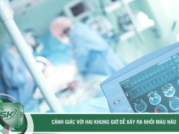 Cảnh giác với hai khung giờ dễ xảy ra nhồi máu não