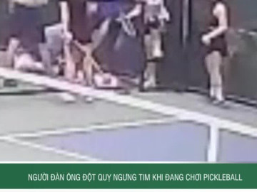 Người đàn ông đột quỵ ngưng tim khi đang chơi pickleball