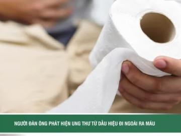 Người đàn ông phát hiện ung thư từ dấu hiệu đi ngoài ra máu