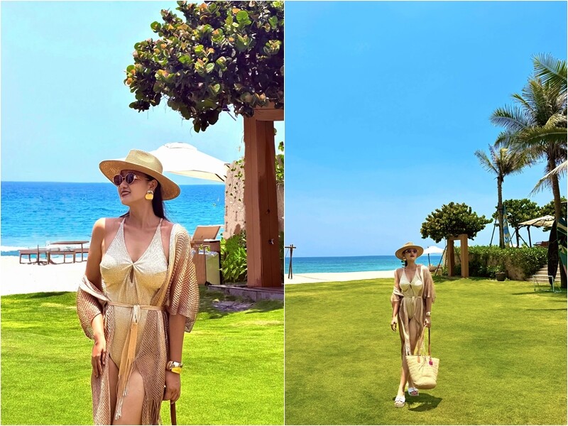 Sau một khoảng thời gian sống kín tiếng, ít cập nhật mạng xã hội để tập trung vào cuộc sống riêng, Lã Thanh Huyền bất ngờ "chiêu đãi" người hâm mộ bằng loạt ảnh bikini vô cùng bắt mắt tại một khu resort sang trọng ven biển.