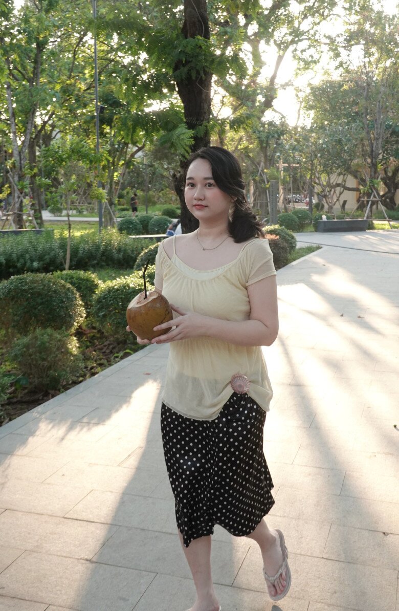 Hình ảnh hồi đầu năm của Trúc Anh.