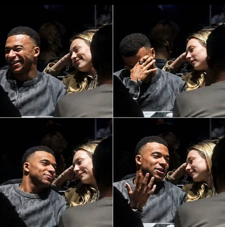 Mbappe là người chủ động theo đuổi bạn gái.