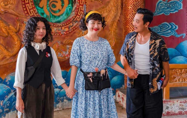 Vân Sơn, Lê Khánh và Lâm Thanh Mỹ cùng tạo nên một gia đình màu sắc, đưa lại nhiều cảm xúc cho khán giả.